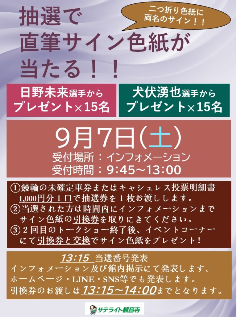 競輪選手直筆サイン （脇本雄太選手 直筆サイン 2022KEIRIN